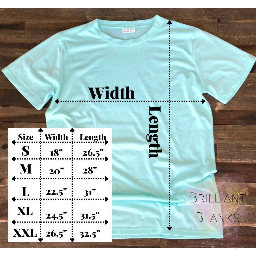Light Sage Sublimation Blank Tee