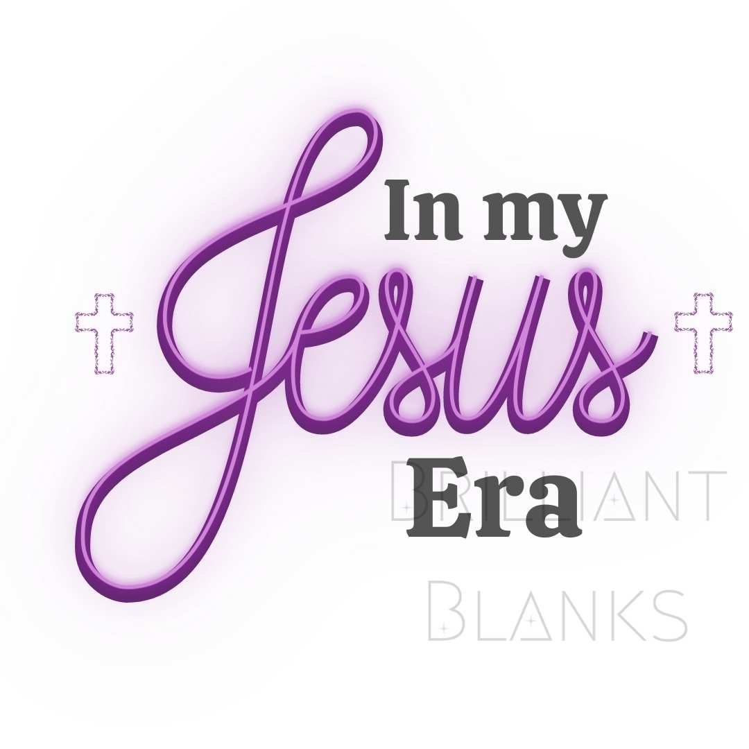 In the Jesus era - purple - png digital download