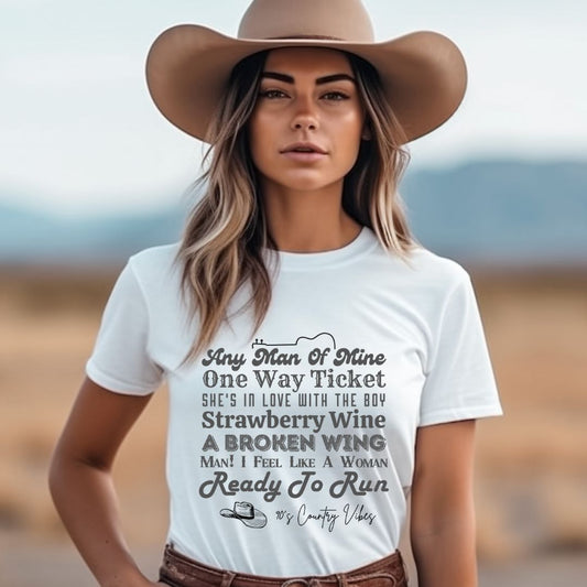 90's Country Vibes Women Version - PNG Digital Download