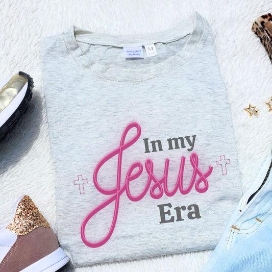 In my Jesus era - pink - png digital download