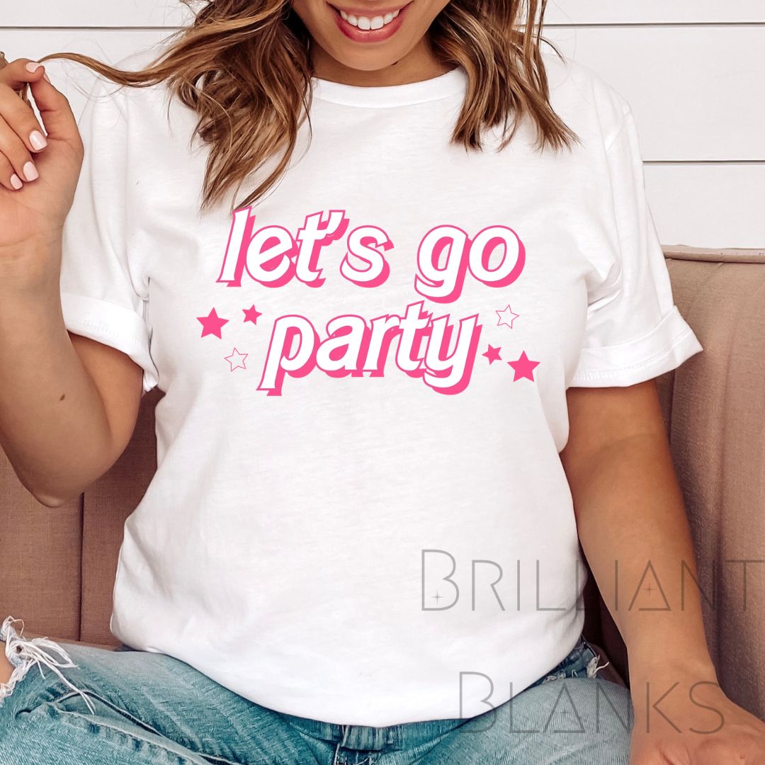 Let's Go Party - png digital design