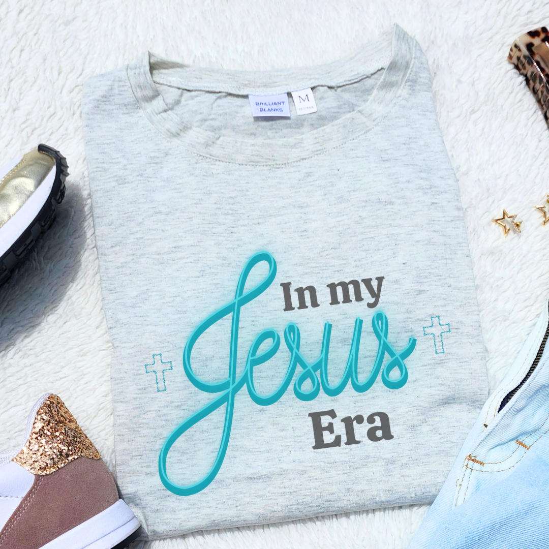 In my Jesus era - blue- png digital download