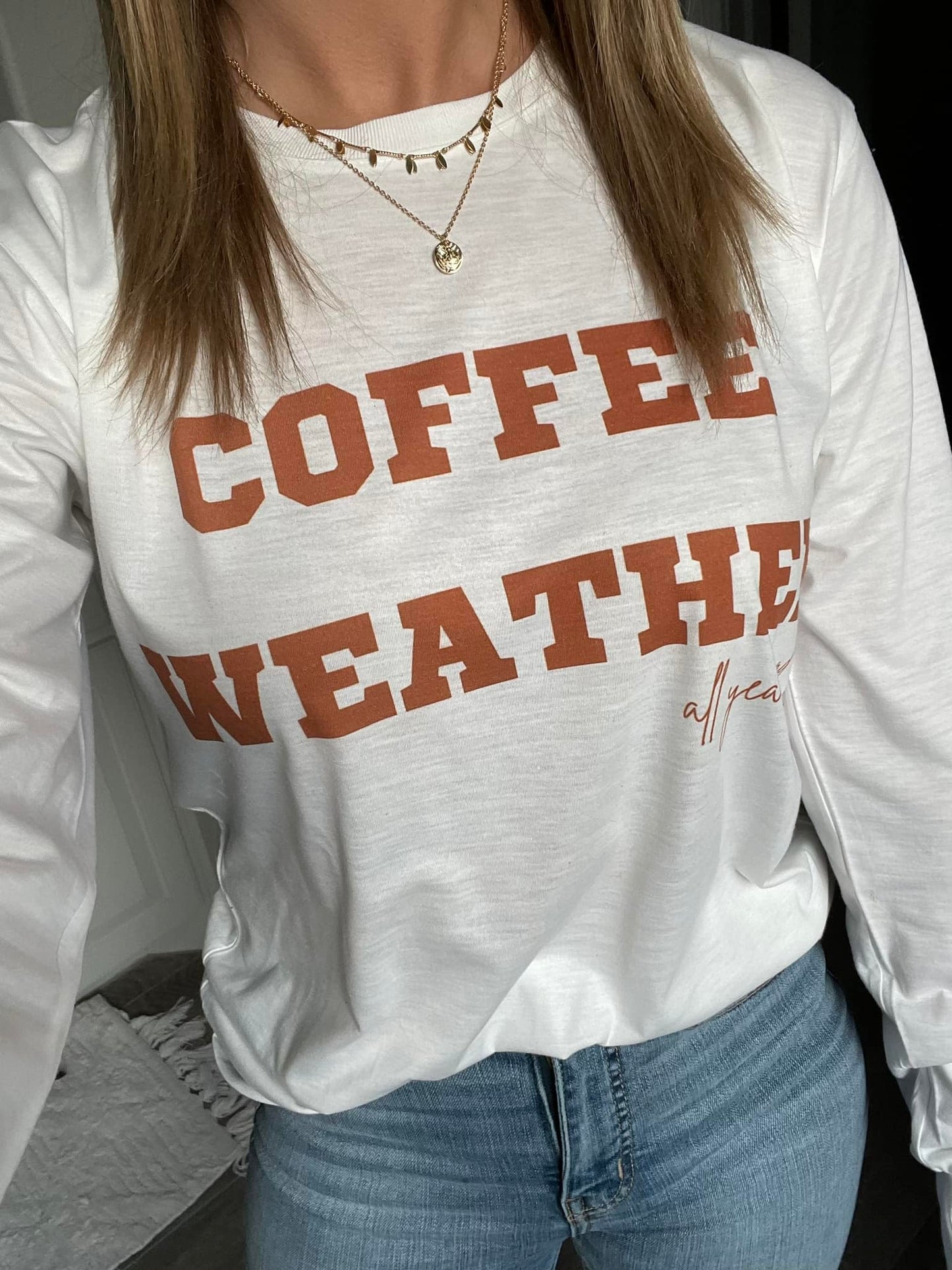 Coffee Weather all year round - png digital design