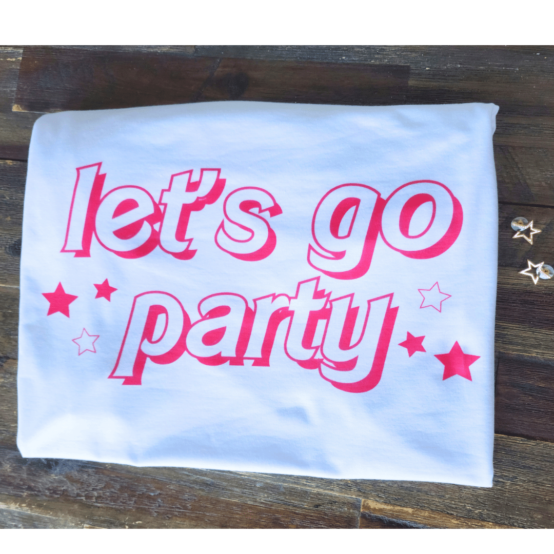 Let's Go Party - png digital design