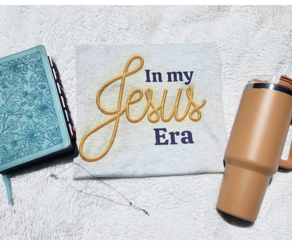 In my Jesus era - Gold - Png digital download