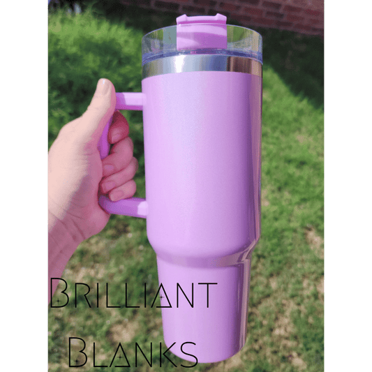 Purple Shimmer Sublimation 40 oz tumbler