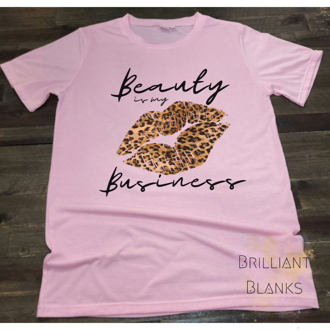 Beauty is my Business (leopard lips) - Digital download Only