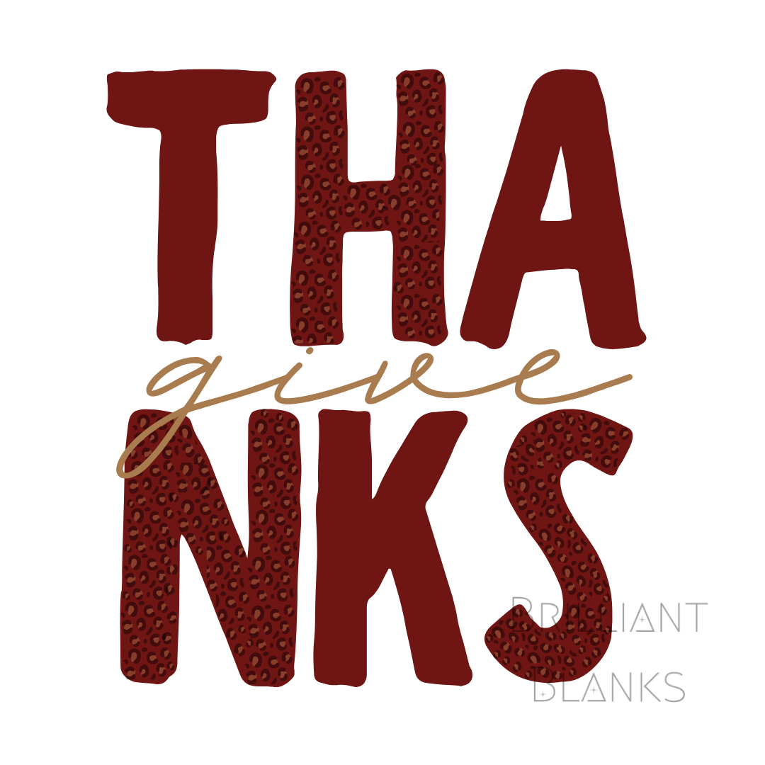 Give Thanks - png download only