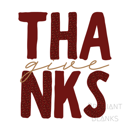 Give Thanks - png download only