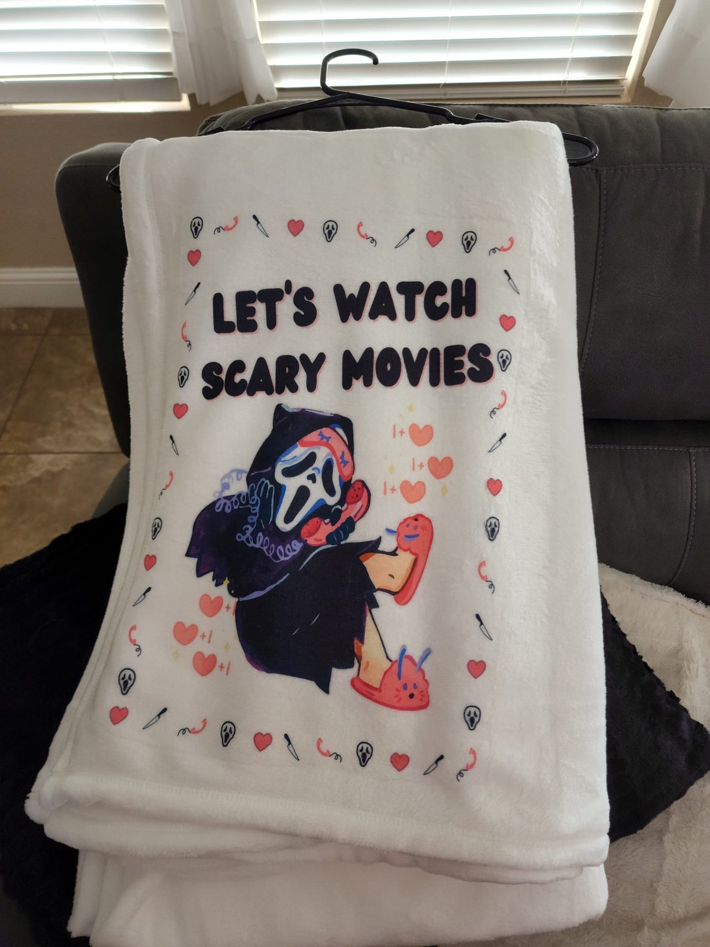 Let's Watch Scary Movies - PNG Digital Download