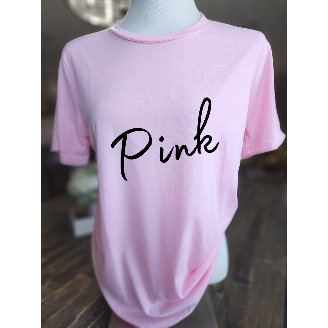 Pink mock up