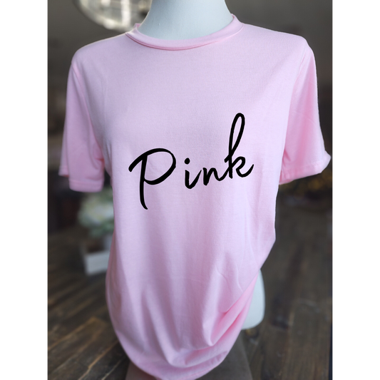 Pink mock up