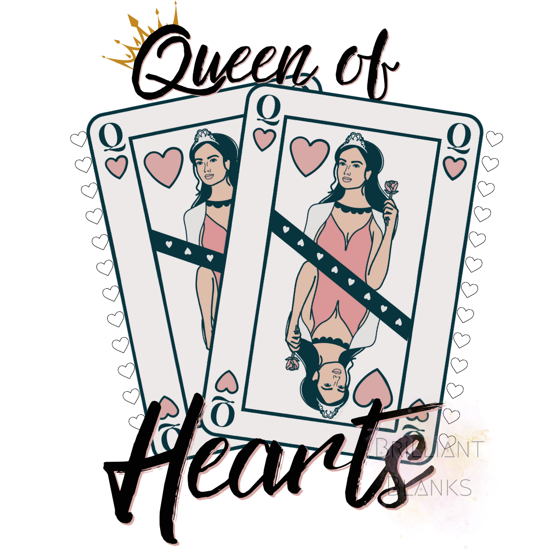 Queen of Hearts - png digital download