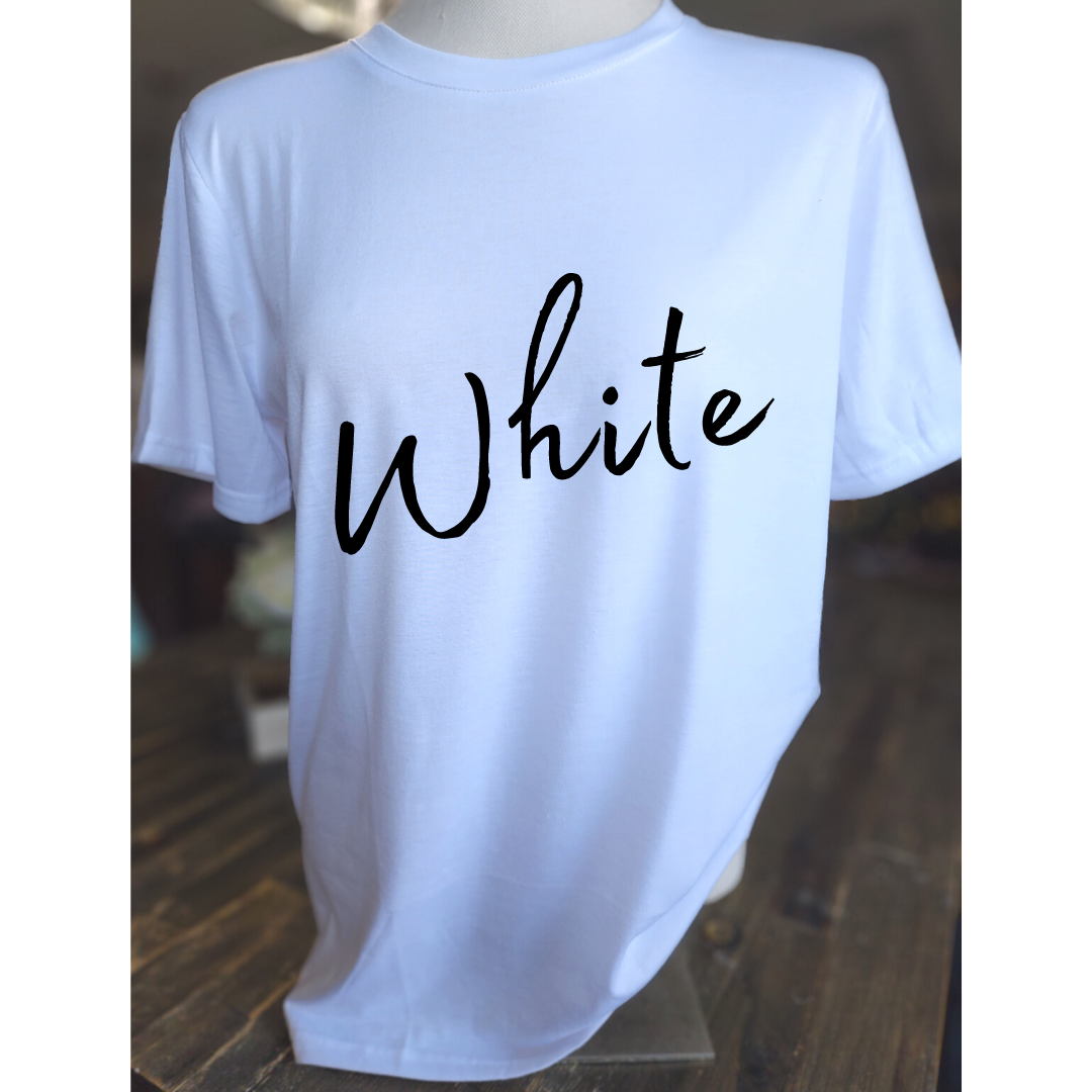 White mock up